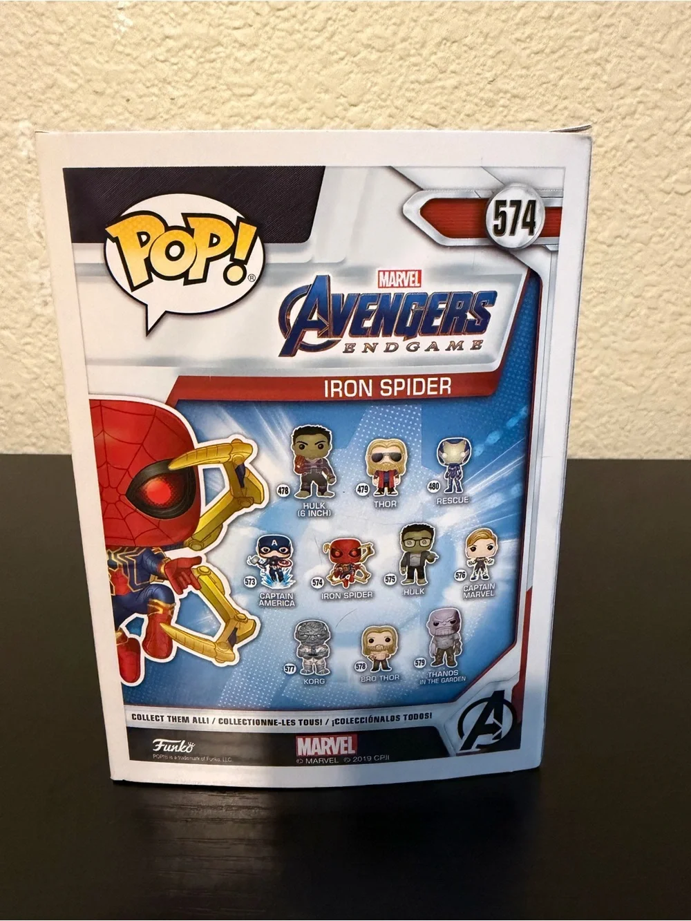 Funko Pop! Iron Spider Bobble-Head - Red & Gold